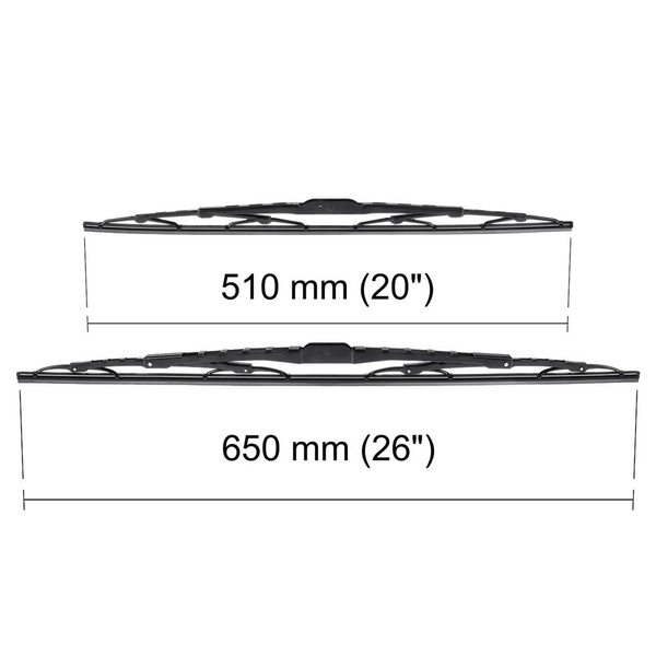 Escovas limpa-vidros para pára-brisas para Toyota ProAce Van (06.2013-....) - standard