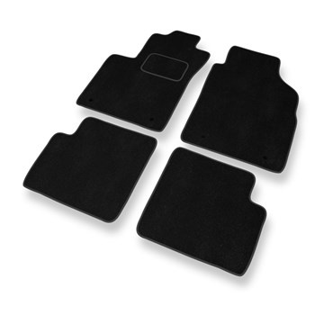 Tapetes de veludo para carros Fiat 500 Hatchback (2012-....) - Tapetes para carr
