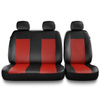 Capas de carro universais para Ford Transit IV, V, VI, VII, VIII (1994-....) - vermelho