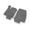 Tapetes de veludo para carros Opel Astra G (1998-2009) - Tapetes para carros cinza