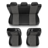 Capas de carro universais para Dacia Duster I, II (2010-2019) - cinza