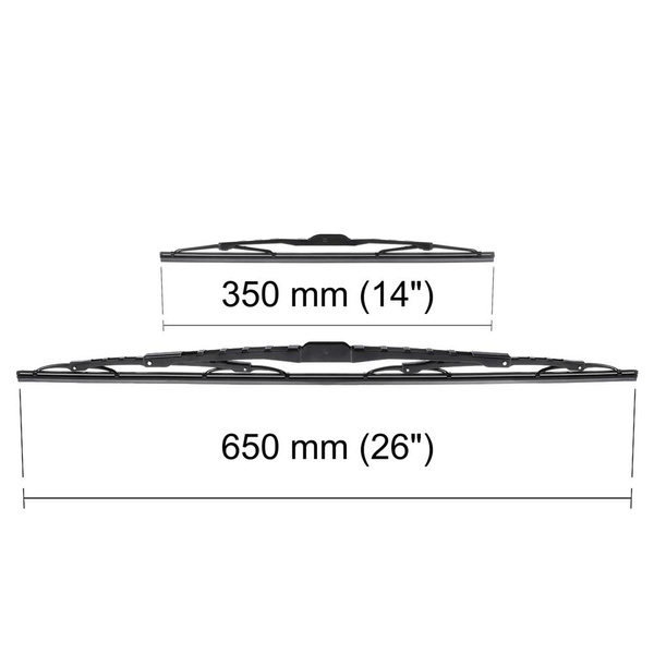 Escovas limpa-vidros para pára-brisas para Kia ProCeed II Hatchback (01.2013-2018) - standard