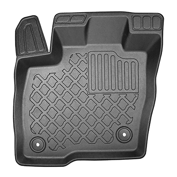 Tapetes TPE para Ford S-Max II Minivan (09.2015-2023) - 5 ou 7 lugares; sem terceira fileira