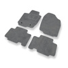 Tapetes de veludo para carros Toyota RAV4 III SUV (2005-2012) - Tapetes para carros cinza