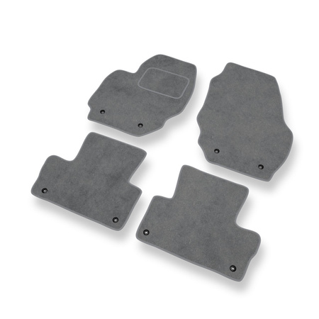 Tapetes de veludo para carros Volvo XC70 II (2007-2016) - Tapetes para carros cinza