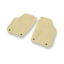 Tapetes de veludo para carros Skoda Roomster I Van (2006-2015) - Tapetes para carros bege