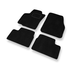 Tapetes de veludo para carros Opel Astra H Caravan, Hatchback, Convertível, Sedan (2004-2012) - Tapetes para carros preta