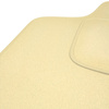 Tapetes de veludo para carros Opel Karl (2015-2019) - Tapetes para carros bege