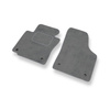 Tapetes de veludo para carros Volkswagen Golf V, VI Hatchback, Convertível, Variant (2003-2012) - Tapetes para carros cinza