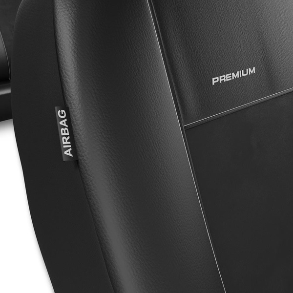 Capas de carro universais para Fiat Stilo (2001-2007) - preto