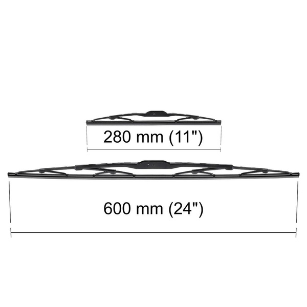 Escovas limpa-vidros para pára-brisas para Mitsubishi Colt VI Hatchback, Cabriolet (04.2004-04.2013) - standard
