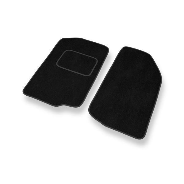 Tapetes de veludo para carros SEAT Toledo I Liftback (1991-1999) - Tapetes para carros preta