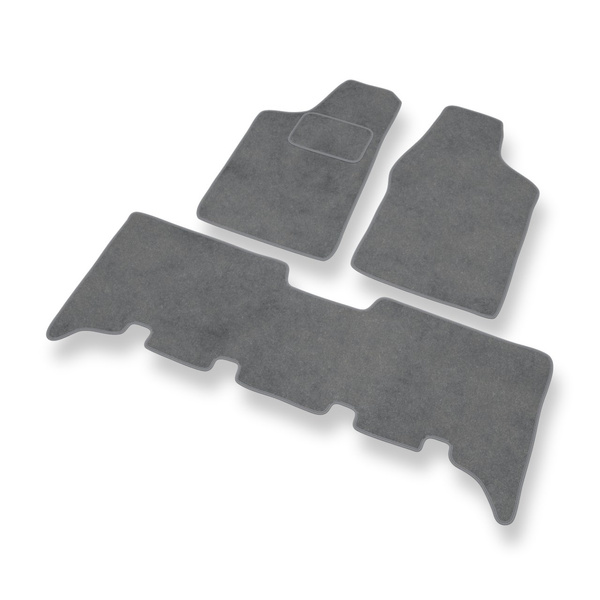 Tapetes de veludo para carros Opel Frontera A, B SUV (1992-2004) - Tapetes para carros cinza