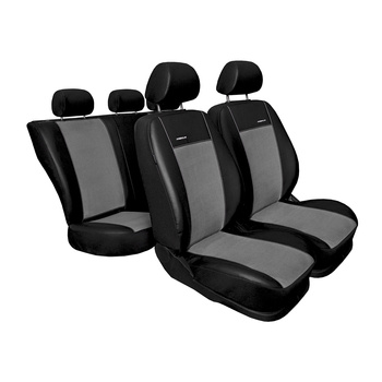 Conjunto de capas para bancos de carro Peugeot Partner II Tepee Van (2008-2018) - cinza