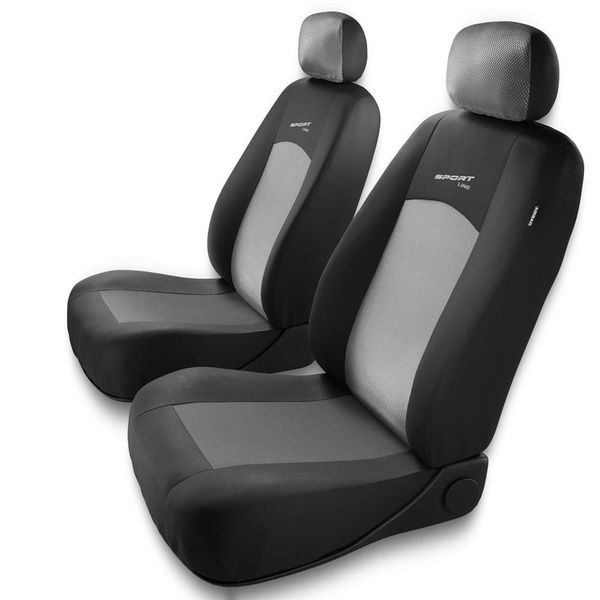 Capas de carro universais para Volkswagen Touareg I, II, III (2002-....) - cinza claro