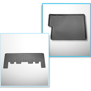 Conjunto de tapetes de bagageira e tapetes de carro feitos sob medida para Ford 