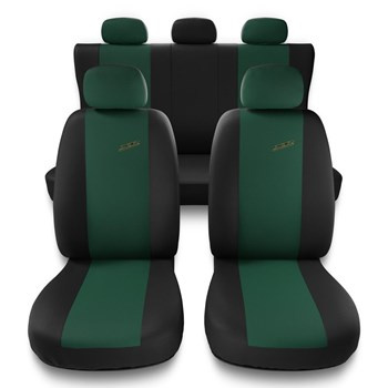 Capas de carro universais para Seat Leon I, II, III (1999-2019) - verde