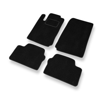 Tapetes de veludo para carros Opel Vectra B (1995-2002) - Tapetes para carros preta