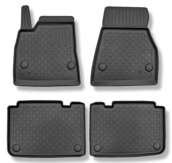 Tapetes TPE para Tesla Model S Liftback (04.2015-....) - tração em 4 rodas