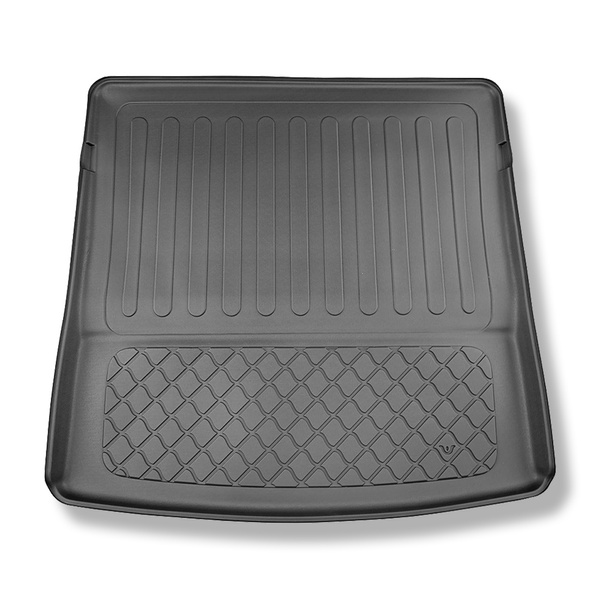 Tapete para a bagageira projetado para Peugeot 5008 III SUV (10.2024-....) - 7 lugares; terceira fileira inclinada