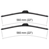 Escovas limpa-vidros para pára-brisas para Ford Explorer SUV (2001-2005) - planas