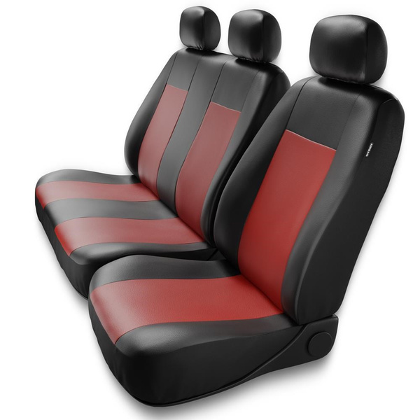 Capas de carro universais para Ford Transit IV, V, VI, VII, VIII (1994-....) - vermelho