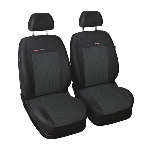 Conjunto de capas para bancos de carro Peugeot Bipper Van (2007-2017) apenas assentos dianteiros - dois individuais - E1