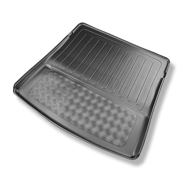 Tapete para a bagageira projetado para Peugeot 5008 III SUV (10.2024-....) - 7 lugares; terceira fileira inclinada