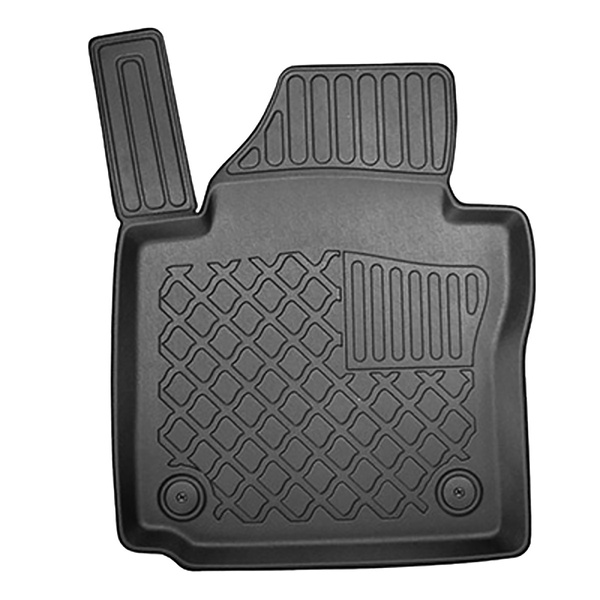 Tapetes TPE para Volkswagen Touran I Minivan (12.2015-10.2022) - 5 ou 7 lugares; sem terceira fileira