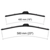 Escovas limpa-vidros para pára-brisas para Fiat Bravo Hatchback (10.1995-09.2003) - planas