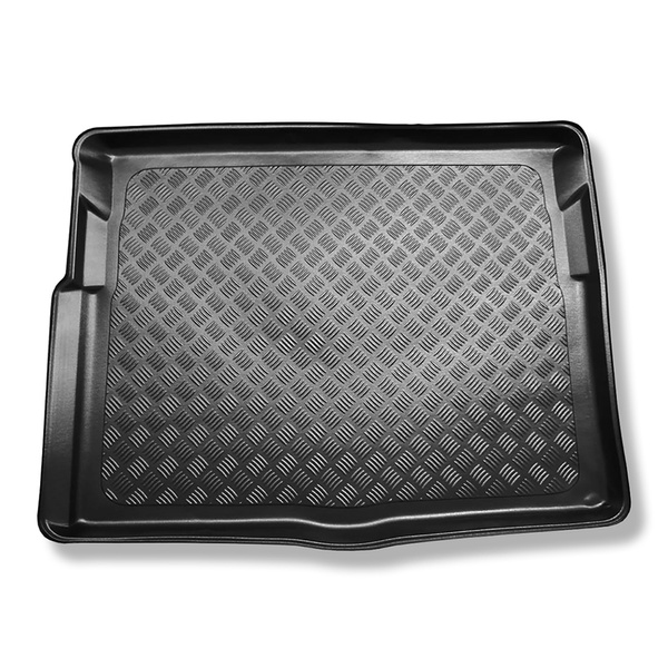 Tapete para a bagageira projetado para Citroen C4 Picasso II Minivan (07.2013-11.2020) - 5 lugares; parte inferior do porta-malas (sem inserção de poliestireno sob a base do porta-malas)