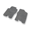 Tapetes de veludo para carros Nissan Navara D40 (2005-2014) - Tapetes para carros cinza