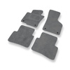 Tapetes de veludo para carros Volkswagen Passat B7 Sedan, Variant (2010-2014) - Tapetes para carros cinza