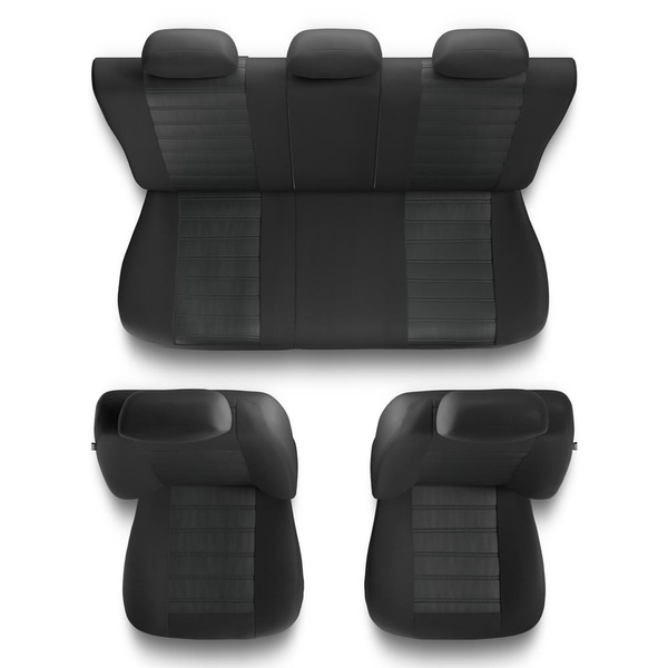 Capas de carro universais para Volkswagen Lupo (1998-2005) - Tipo 2 (cinza)