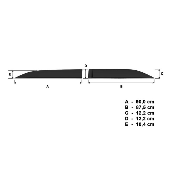 Fitas laterais compatíveis com Dacia Jogger Crossover (2022-....)