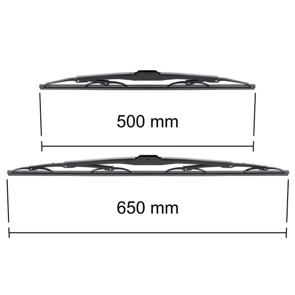 Escovas limpa-vidros para pára-brisas para Citroen Jumpy Van (1996-2019) - standard