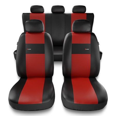 Capas de carro universais para Suzuki SX4 I, II (2006-2019) - vermelho