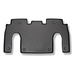 Tapetes TPE para Tesla Model X SUV (10.2016-....) - 6 lugares; II fileira