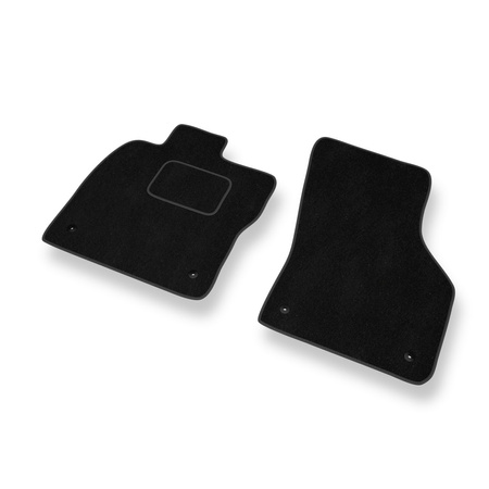 Tapetes de veludo para carros Skoda Octavia III (2013-2019) - Tapetes para carros preta