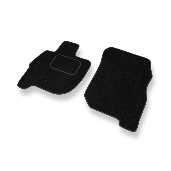 Tapetes de veludo para carros Mitsubishi Galant IX Sedan (2006-2012) - Tapetes para carros preta