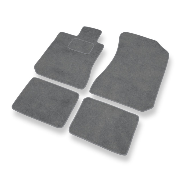 Tapetes de veludo para carros Honda Legend IV Sedan (2004-2012) - Tapetes para carros cinza