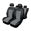 Conjunto de capas para bancos de carro Citroen C4 I Hatchback, Sedan (2004-2010) - cinza