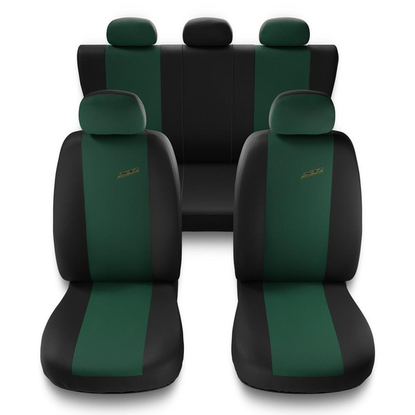 Capas de carro universais para Peugeot 607 (2000-2010) - verde