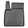 Conjunto de tapetes de bagageira e tapetes de carro feitos sob medida para Ford Focus IV Hatchback (09.2018-....) - parte inferior do porta-malas; com roda sobressalente provisória; também com tração híbrida