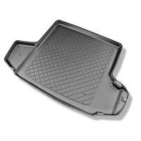 Tapete para a bagageira projetado para Skoda Octavia III 5E Combo (05.2013-05.2020) - parte superior do porta-malas (soleira plana); com compartimento direito e esquerdo (removível)