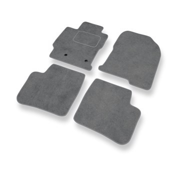 Tapetes de veludo para carros Toyota Prius II (2002-2009) - Tapetes para carros cinza