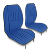 Protetor modelado para assento para VW Polo 2 3 4 5 II III IV V - azul