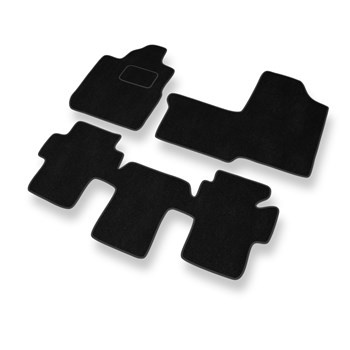 Tapetes de veludo para carros Fiat Multipla Minivan (1998-2010) - Tapetes para c