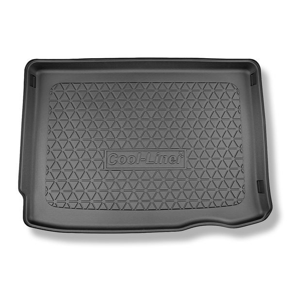 Tapete para a bagageira projetado para Kia EV3 SUV (11.2024-....) - parte superior do porta-malas; base móvel na posição mais alta; com e sem subwoofer