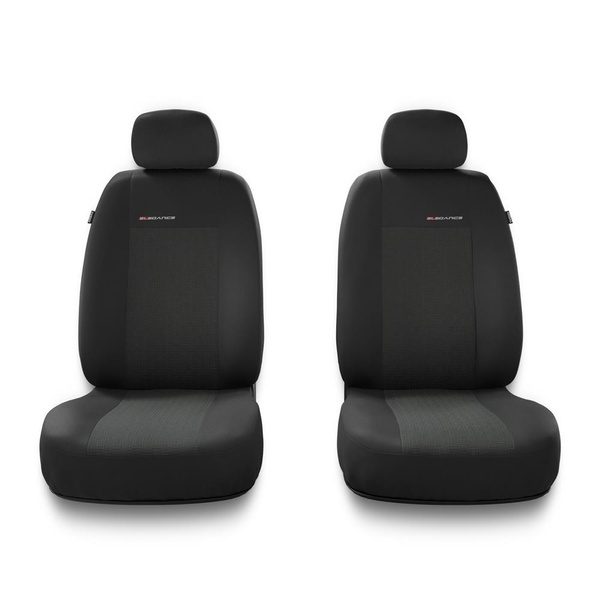 Capas de carro universais para Mitsubishi Colt V, VI, VII, VIII (1996-....) - Tipo 1 (cinza)